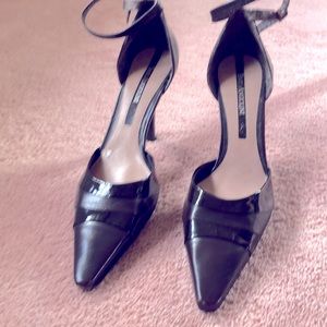 Brown 3 inch strappy heels